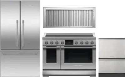 4 Piece Package Includes Refrigerator, Range, Hood And Dishwasher